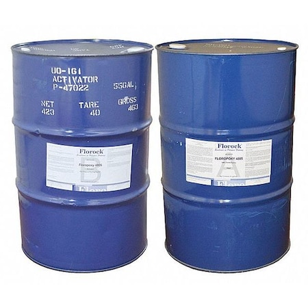Floor Resin 4805 Kit, Clear, 220 gal MPN:M0-091DR/U0161DR