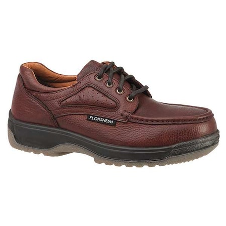Men's Oxford Shoe, Composite Toe, Leather Upper, TPU Outsole, Lace Up, Dark Brown, 8 1/2 EEE MPN:FS2400
