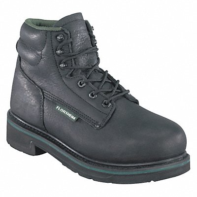 6 Work Boot 10-1/2 D Black Steel PR MPN:FE675