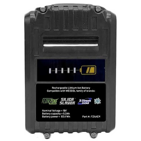 Battery, 5.2 Ah, Li-Ion MPN:FZAAEM