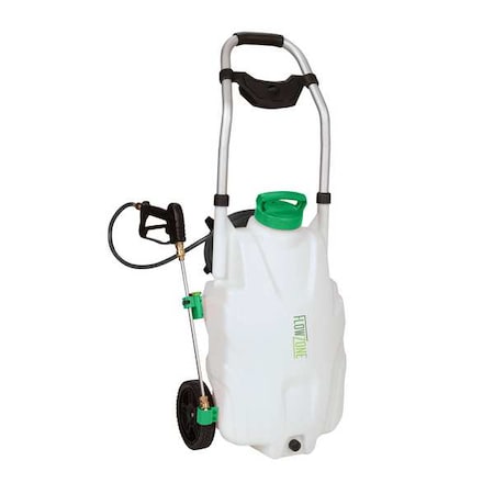 9 gal Backpack Sprayer, Poly, 20 ft L Hose, Adjustable Cone Nozzle Spray Pattern, 115 psi Max MPN:FZVABN-2.5