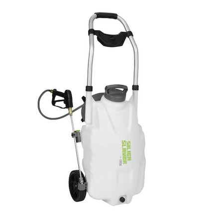 9 gal Battery Operated Sprayer, Poly, 20 ft L Hose, Adjustable Cone Nozzle Spray Pattern MPN:FZVACF-2.5
