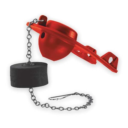 Flapper, Adjustable, Red, Resists Chlorine MPN:Pro 55