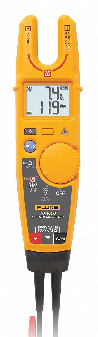 Clamp Meter Split Jaw LCD 1000V 200A MPN:T6-1000/WWG