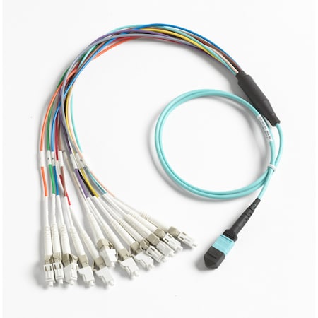 Breakout Cord, MPO, Unpin/LC Connector 1M MPN:BKC-MPO-ULC