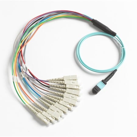 Breakout Cord, MPO Unpin SC Connector, 1M MPN:BKC-MPO-USC