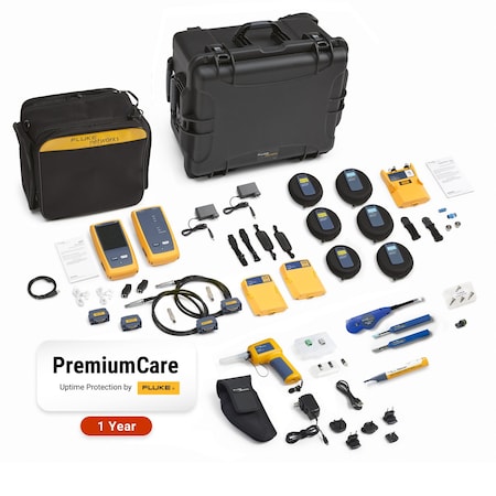Cable Tester Kit, 2625 ft Max cable L MPN:DSX2-8000OI/GLD