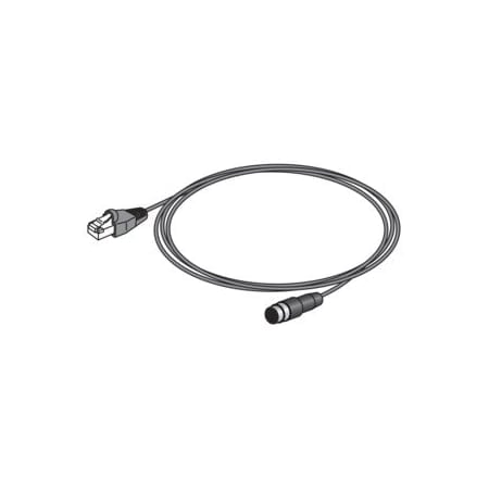Pin Cable M12 Connector Ether 7.5m, 25Ft MPN:FLK-RSE-LT-M12