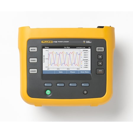 Power Logger, Advanced Version No Flexis MPN:FLUKE-1738/B