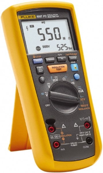 Digital Multimeter Kit: 7 Pc, 1,000 Volt MPN:FLUKE-1587 FC