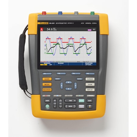 ScopeMeter, 4 Chan, 200MHZ, Traceable Calib MPN:190-204-III CAL