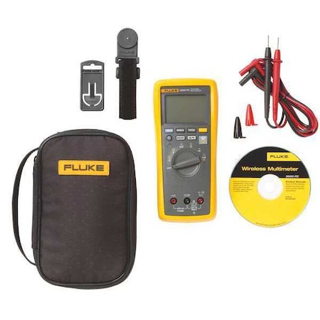 Digital Multimeter, 1, 000 V Max DC, 0 V Max AC, TRMS, 6, 000 Instrument Counts, LCD MPN:3000FC/TPAK/WWG