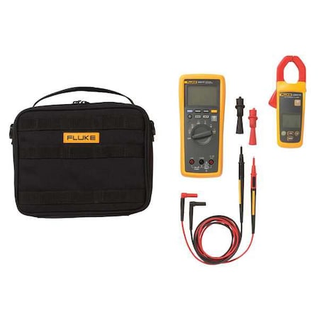 Digital Clamp Meter, LCD, 400 A, 1.3 in (33 mm) Jaw Capacity, Cat III 600V Safety Rating MPN:FLK-A3000FC K
