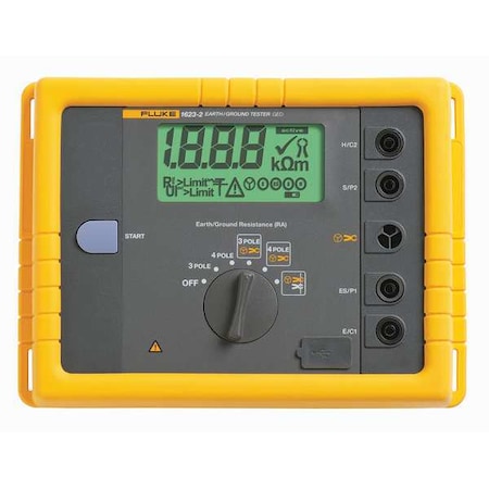 Earth Ground Tester, LCD, 20 kiloohm MPN:FLUKE-1623-2