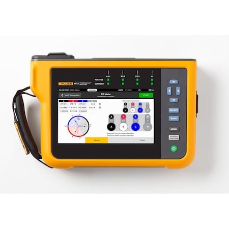 Power Quality Analyzer, 1773 Series, 3-Phase, 5 Voltage Channels, 1000V, Data Logger MPN:FLUKE-1773
