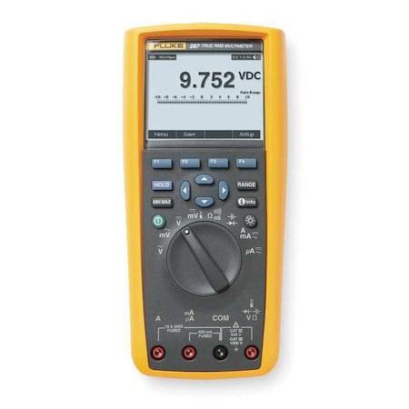 Digital Multimeter, 1, 000 V Max DC, 0 V Max AC, TRMS, 50, 000 Instrument Counts MPN:FLUKE-287/CWG