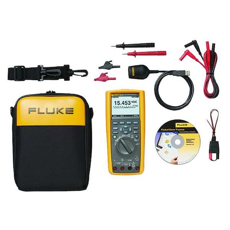 Digital Multimeter, 1, 000 V Max DC, 0 V Max AC, TRMS, 50, 000 Instrument Counts MPN:FLUKE-287/FVF