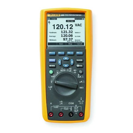 Digital Multimeter, 1, 000 V Max DC, 0 V Max AC, TRMS, 50, 000 Instrument Counts MPN:FLUKE-289
