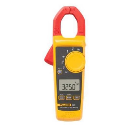 Digital Clamp Meter, Backlit LCD, 400 A, 1.1 in (28 mm) Jaw Capacity MPN:FLUKE-325