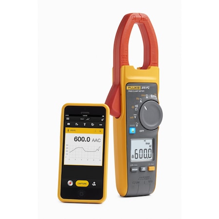 True RMS AC/DC Clamp, Cal Trace w/Data MPN:FLUKE-375 FC CAL