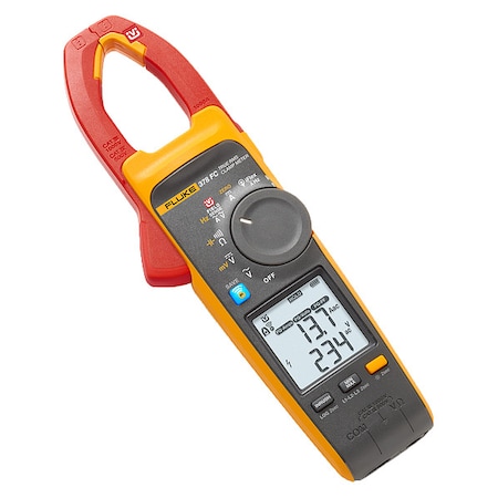 Digital Clamp Meter, Backlit LCD, 1, 000 A A, 1.3 in (33 mm) Jaw Capacity MPN:Fluke-378 FC