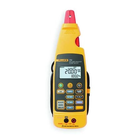 Digital Clamp Meter, Dual Backlit, 99.9 mA A, 0.2 in (5 mm) Jaw Capacity MPN:FLUKE-772