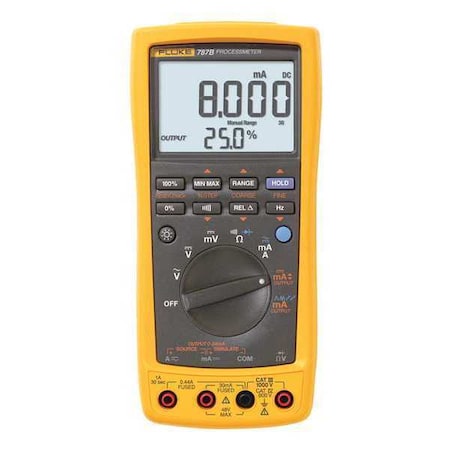 Digital Multimeter, 1, 000 V Max DC, 9999 Instrument Counts, LCD MPN:FLUKE-787B/WWG