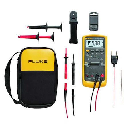Digital Multimeter, CAT III 1000V, CATIV 600V, TRMS, Instrument Counts 20, 000, Max 10 Amps MPN:Fluke-87-V/E2
