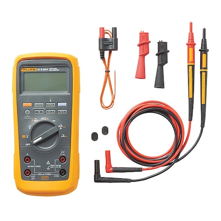 Industrial True RMS Heavy Duty Multimete, LCD, 10 A MPN:FLUKE-87V-MAX