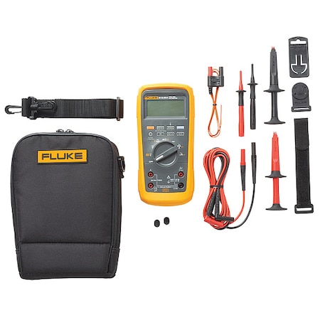 Digital Multimeter, LCD, 10 A, CAT III 1000V; CAT I 600V Safety Rating MPN:FLUKE-87V-MAX/E2 KIT