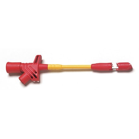 Heavy Duty Insulation Piercing Test Clip, CAT III 1000V, CAT IV 600V, Banana Jack, 6-1/2