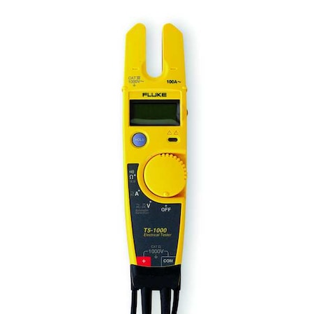 Digital Clamp Meter, LCD, 100 A, 0.5 in (13 mm) Jaw Capacity MPN:Fluke-T5-1000 NIST