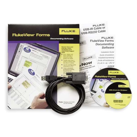 MultimeterSoftware, USB/SerialCable, 5.4ft MPN:FVF-SC4