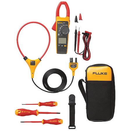 Clamp Meter Kit, LCD, 1, 000 A, 1.3 in (33 mm) Jaw Capacity MPN:IB376K