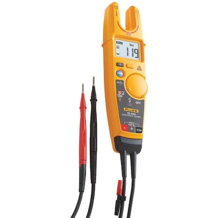 Digital Clamp Meter, LCD, 200 A, 0.7 in (18 mm) Jaw Capacity, CAT III 600V Safety Rating MPN:T6-600/WWG