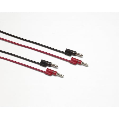 Patch Cords, 24in, Red and Black MPN:TL930