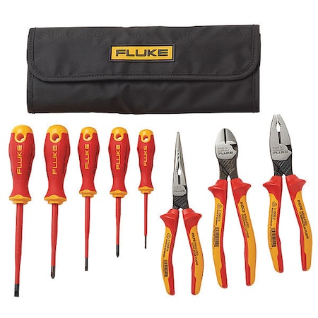 8pc. Insulated Plier/ Screwdriver Hand Tool Kit MPN:IKST7