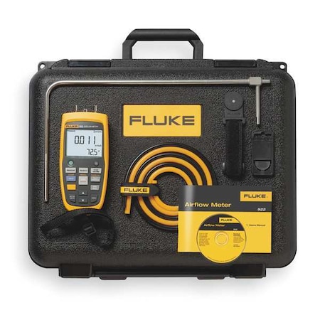 Handheld Micromanometer Kit, 0 to 16In WC MPN:FLUKE-922/KIT