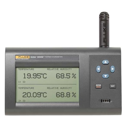 Temperature and Humidity Data Logger, 1620A-H-156 Series, Wireless, 400, 000 Readings MPN:1620A-H-156