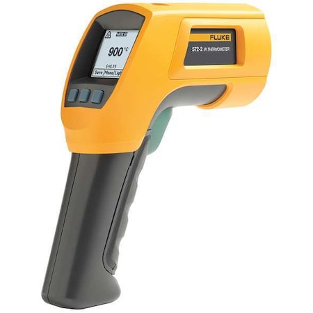 Infrared Thermometer, Dual Laser Laser Sighting Adjustable 0.10 to 1.00, Dot Matrix LCD MPN:FLUKE-572-2
