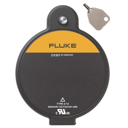 Infrared Window, 75mmDia, SecurityKey Door MPN:FLUKE-CV301