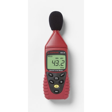 Sound Meter Datalogging w/PC Software MPN:SM-20A