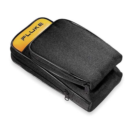 Soft Carrying Case, 2-1/2x5-1/2x10, Blk/Yl MPN:Fluke-C125