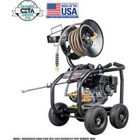 Simpson® SuperPro Roll-Cage Gas Pressure Washer W/ Simpson 208cc Engine 3600PSI 2.5GPM 65202