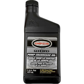 Simpson® Premium Pump Crankcase Oil 16 oz. 80138