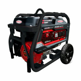 Simpson® 7000W Industrial Portable Generator Honda GX390 Engine Electric Start Black 70055