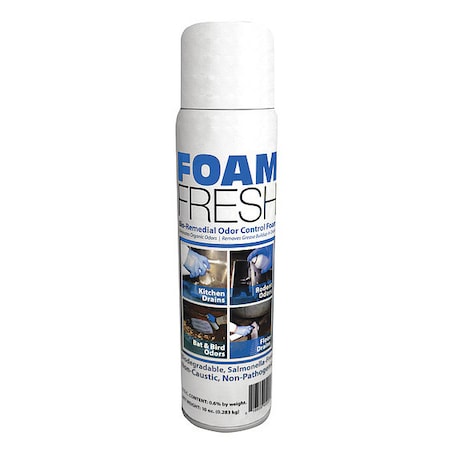Odor Control Spray, Foaming, 10 oz., PK12 MPN:FF10OZC12