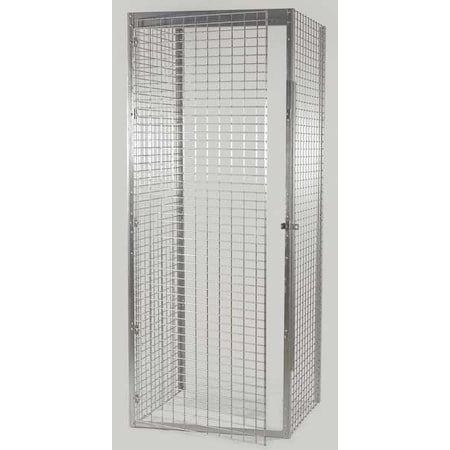 Bulk Storage Locker Starter, 48 in W, 49 in D, 93 in H, Starter, Gray MPN:TS1-4849SK-3