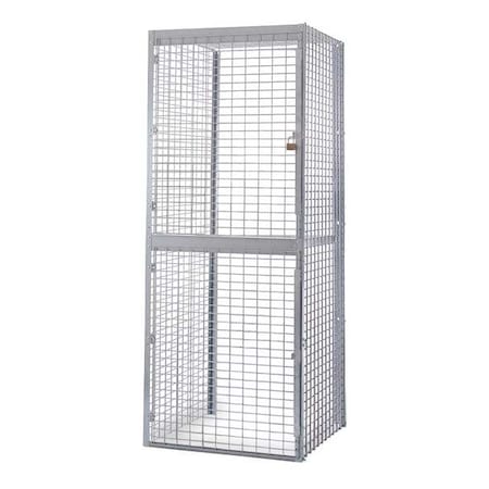 Bulk Storage Locker Add-On, 48 in W, 61 in D, 93 in H, Add-On, Gray MPN:TS1-4861AK-3