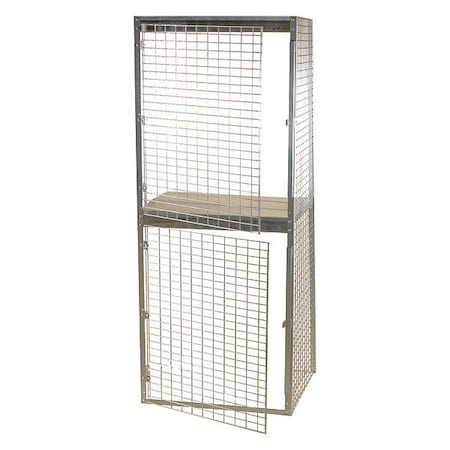 Bulk Storage Locker Add-On, 36 in W, 49 in D, 93 in H, Add-On, Gray MPN:TS2-3649AK-3